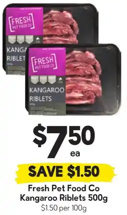 Drakes Fresh Pet Food Co Kangaroo Riblets offer