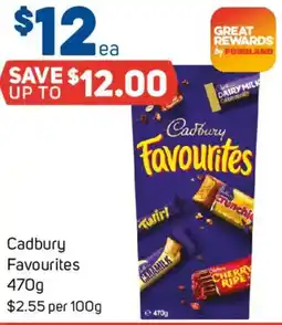 Foodland Cadbury Favourites offer