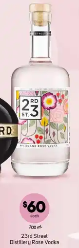 Foodland 23rd Street Distillery Rose Vodka offer