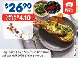 Foodland Ferguson's South Australian Raw Rock Lobster Half offer