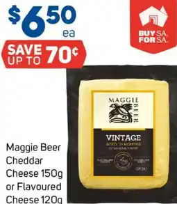 Foodland Maggie Beer Cheddar Cheese or Flavoured Cheese offer
