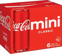 IGA Coca-Cola, Sprite or Fanta Mini 6×250mL Selected Varieties offer