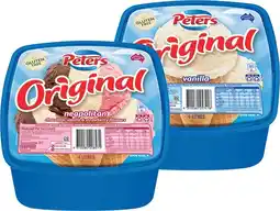 IGA Peters Original Ice Cream Selected Varieties offer