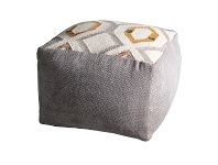 LivingStyles Maisy Cotton Square Pouffe offer