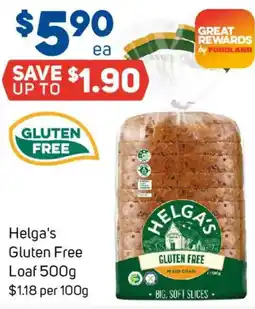 Foodland Helgas Gluten Free Loaf offer