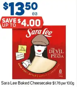 Foodland Sara Lee Baked Cheesecake offer