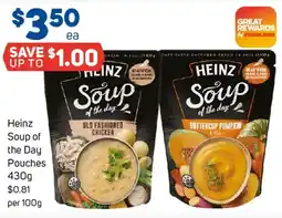 Foodland Heinz Soup of the Day Pouches offer