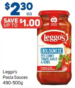 Foodland Leggos Pasta Sauces offer