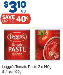 Foodland Leggos Tomato Paste offer