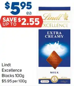 Foodland Lindt Excellence Blocks offer