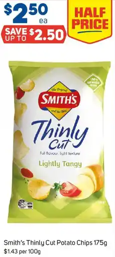 Foodland Smiths Thinly Cut Potato Chips offer