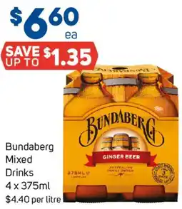 Foodland Bundaberg Mixed Drinks offer