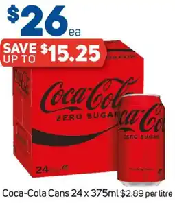 Foodland Coca Cola Cans offer