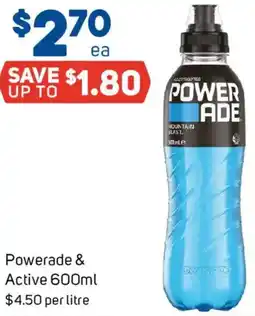 Foodland Powerade & Active offer
