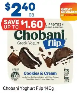 Foodland Chobani Yoghurt Flip offer