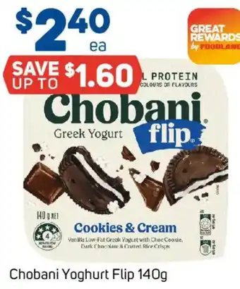 Foodland Chobani Yoghurt Flip offer