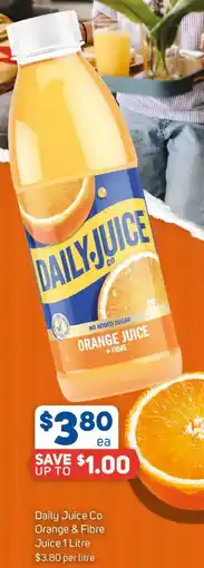 Foodland Daily Juice Co Orange & Fibre Juice offer