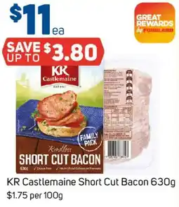 Foodland Kr castlemaine short cut bacon offer