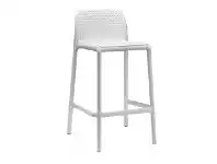 LivingStyles Bora Italian Made Commercial Grade Indoor/Outdoor Counter Stool, White offer
