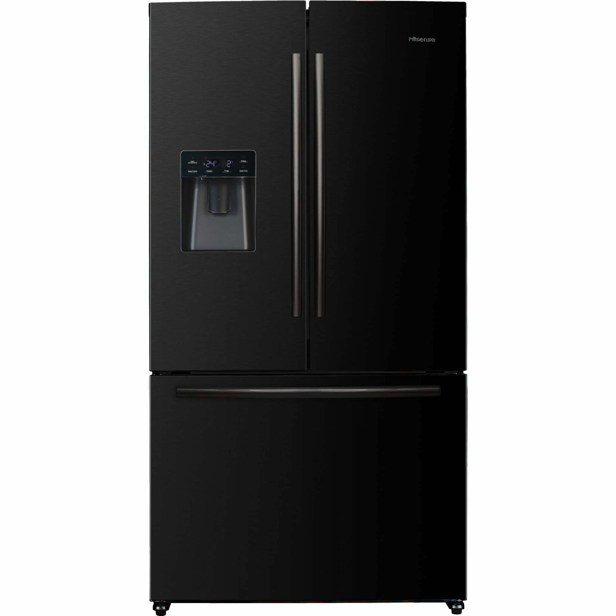 Hisense HRFD577B 577L French Door Fridge (Black Steel) offer at JB HiFi