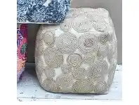 LivingStyles Swiffer Cotton & Hemp Square Pouf offer