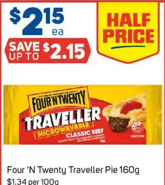 Foodland Four 'N Twenty Traveller Pie offer