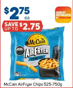 Foodland McCain AirFryer Chips offer