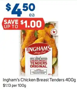Foodland Ingham's Chicken Breast Tenders offer