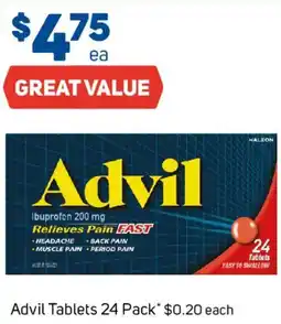 Foodland Advil Tablets offer