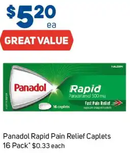 Foodland Panadol Rapid Pain Relief Caplets offer