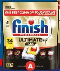 Foodland Finish Ultimate Plus Dishwashing Tablets Lemon offer
