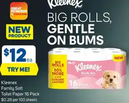 Foodland Kleenex Family Soft Toilet Paper offer