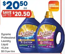 Foodland Dynamo Professional Laundry Liquid offer