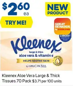 Foodland Kleenex Aloe Vera Large & Thick Tissues offer