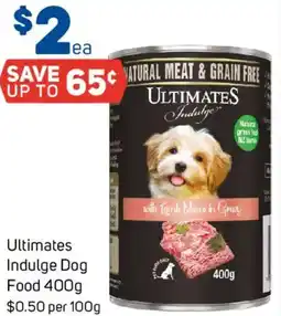 Foodland Ultimates Indulge Dog Food offer