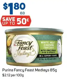 Foodland Purina Fancy Feast Medleys offer