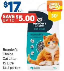 Foodland Breeder's Choice Cat Litter offer