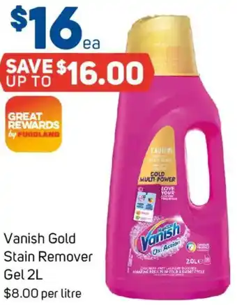 Foodland Vanish Gold Stain Remover Gel offer