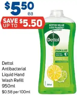 Foodland Dettol Antibacterial Liquid Hand Wash Refill offer