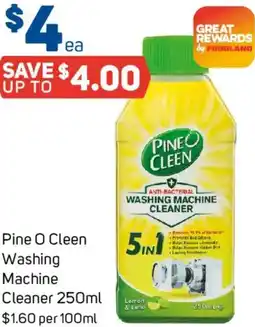 Foodland Pine O Cleen Washing Machine Cleaner offer
