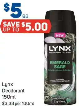 Foodland Lynx Deodorant offer