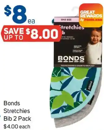 Foodland Bonds Stretchies Bib offer