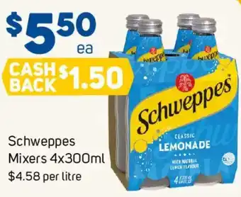 Foodland Schweppes Mixers offer