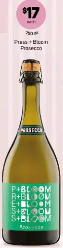 Foodland Press + Bloom Prosecco offer