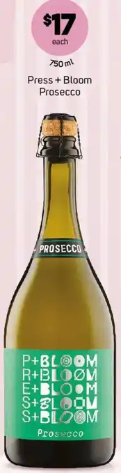 Foodland Press + Bloom Prosecco offer