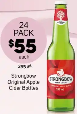 Foodland Strongbow Original Apple Cider Bottles offer