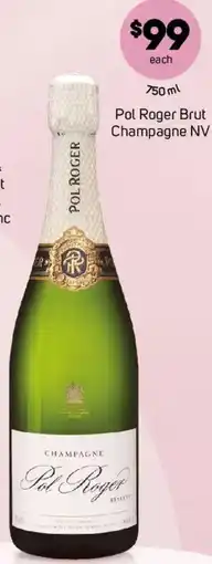 Foodland Pol Roger Brut Champagne NV offer