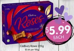 Spudshed Cadbury Roses offer