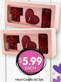 Spudshed Heart Candle Set offer