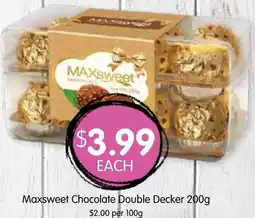 Spudshed Maxsweet Chocolate Double Decker offer